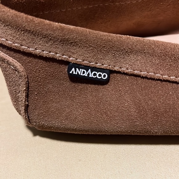 🌸New ANDACCO Tan Suede Driving Moccasins Sz 9.5 - Picture 6 of 6